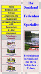 Mobile Screenshot of ferienhaus-smaland.com